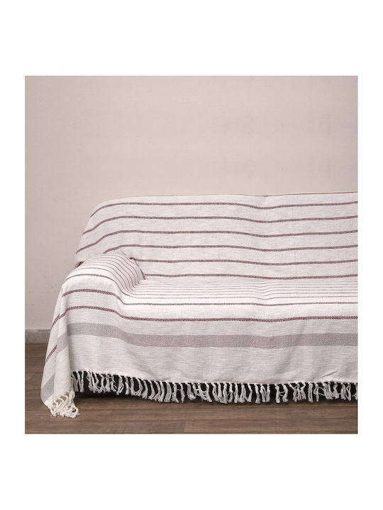 Viopros Throws Set 3 Pcs Burgundy