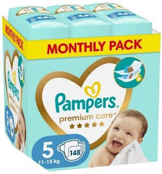 Pampers Klebeband-Windeln Premium Care Monatspa...
