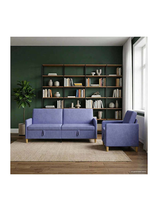 vidaXL Wohnzimmermöbel-Set 2-Sitzer & Sessel
