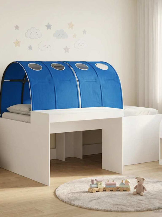 Kids Bed Loft Single with Desk White