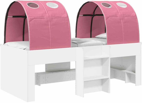 Kinderbett Hochbett Einzel Weiß