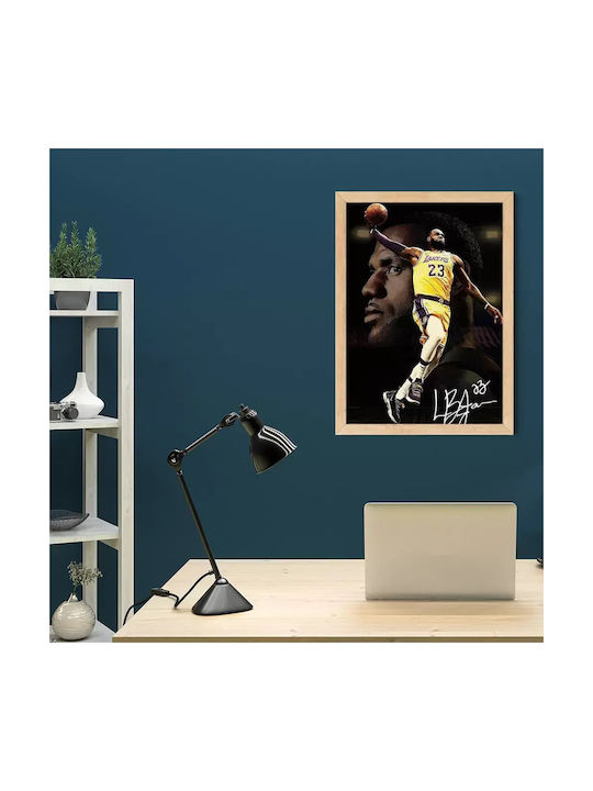 Poster Nba Lebron Dunk Kds021b 40cm X 50cm Μαύρ...