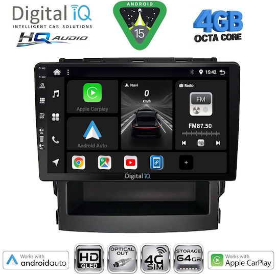 Digital IQ Car Audio System for Subaru Forester / Impreza 2019 (Bluetooth/USB/WiFi/GPS/Apple CarPlay/Android Auto) with 9" Touch Screen
