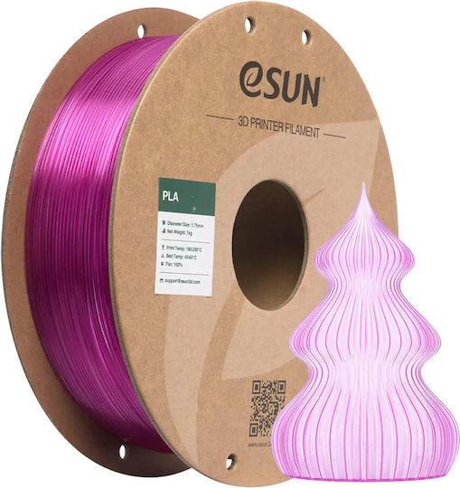 Esun PLA 3D Printer Filament Μωβ 1kg