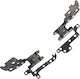 Laptop Hinges Bracket Set MSI Summit E13 Flip Evo A12mt A13mt Ms-13p3 E2m-3p30911-g60 E2m-3p30811-g60 Left & Right No Brackets Code 1-hng0928