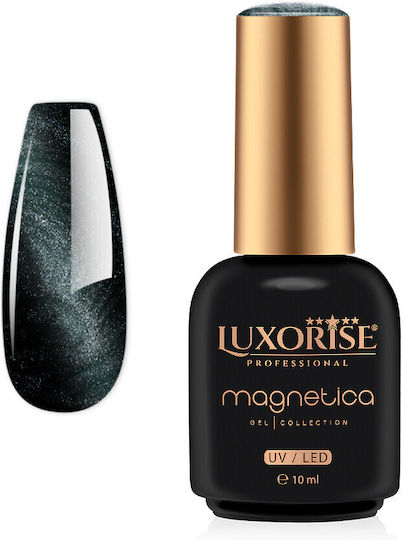 Luxorise Ojă Pentru Unghii Cu Gel Magnetic Shimmer Elixir Cu Sclipici Ochi De Pisică 10ml