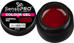 Gel UV Colorat Roșu Cardinal 5ml Sensopro Milano