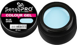 Gel UV Colorat Albastru Oasis 5ml Sensopro Milano