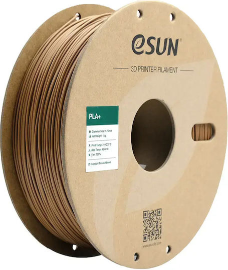 Esun PLA+ Филамент За 3D Принтер 1.75mm Светлокафяв 1kg