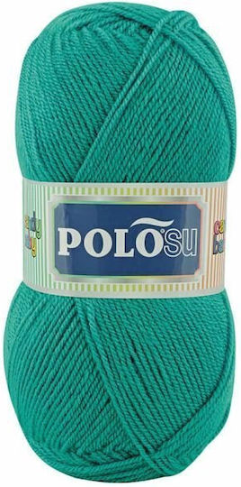 Premium Knitting Yarn Acrylic Polosu Candy Baby 218 Turquoise 100g 300m