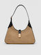 Bondi Straw Women's Shoulder Bag Black