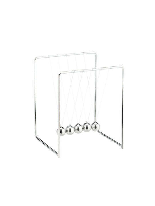 Newton Pendulum Relaxdays Metal Silver 13.5x10.5x11cm Newton Pendulum Relaxdays Metal Silver 13.5x10.5x11cm