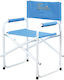 Lianos Beach Director Chair Blue 56x48x80cm