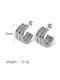 Bizou-Shop Earrings Hoops Made of Steel