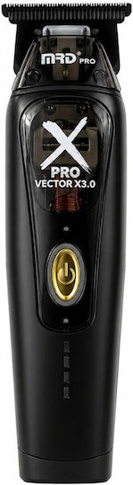 MRD Pro Professional Rechargeable Hair Clipper Black GMT-999C-BLACK