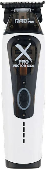 MRD Pro Professional Rechargeable Hair Clipper White GMT-999C-WHITE