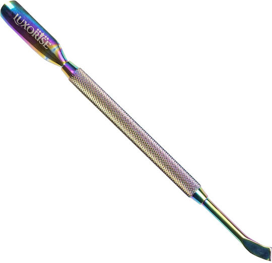 Împingător Cuticule Pedichiură 2 Capete Rainbow #03 Luxorise