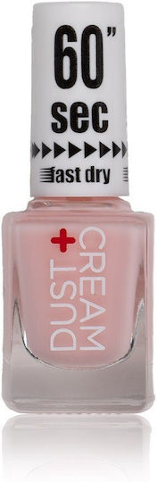 Dust+Cream 60sec Лак За Нокти Quick Dry Milky Pink 11.5ml