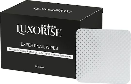 Perforated Nail Wipes Expert Nail Wipes Luxorise 200 Pcs