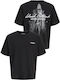 T-shirt Μαύρο
