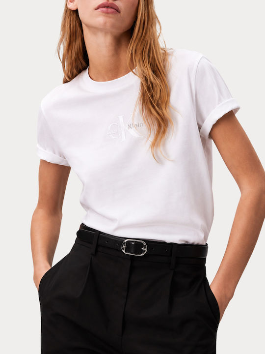 Calvin Klein Monologo Bluză Damă Bumbac Mâneci ...