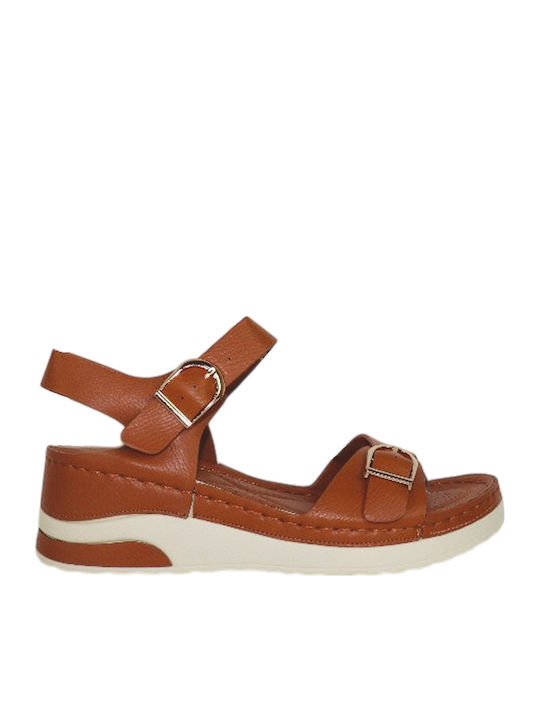 Γυναικεία Ανατομικά Σανδάλια Flatforms Ταμπά
