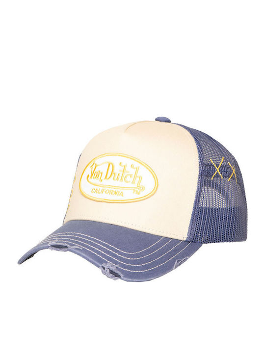 Von Dutch Капела Камионджия Mesh Cap Син Бежов