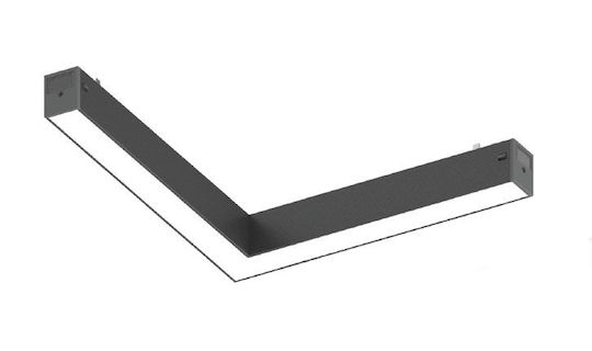 Inlight LED Kommerzielle lineare Beleuchtung Decke 20W Dimmbar Warm- bis Kaltweiß M24.2xB22xH22cm