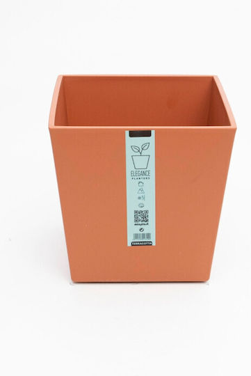 Micplast Elegance Γλάστρα Πλαστική Τερακότα 30x30x28εκ.