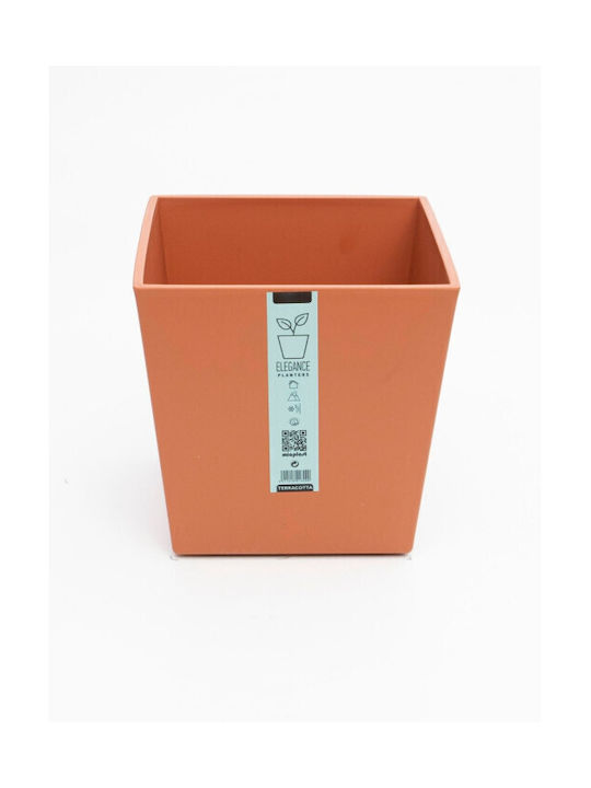 Micplast Elegance Kunststoff-Blumentopf Terrakotta 40x40x37cm