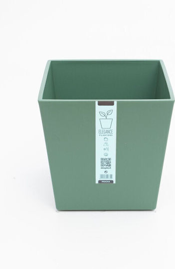 Micplast Elegance Γλάστρα Πλαστική Κυπαρισσί 30x30x28εκ.
