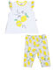 Kids Set with Leggings Summer 2 Pieces White