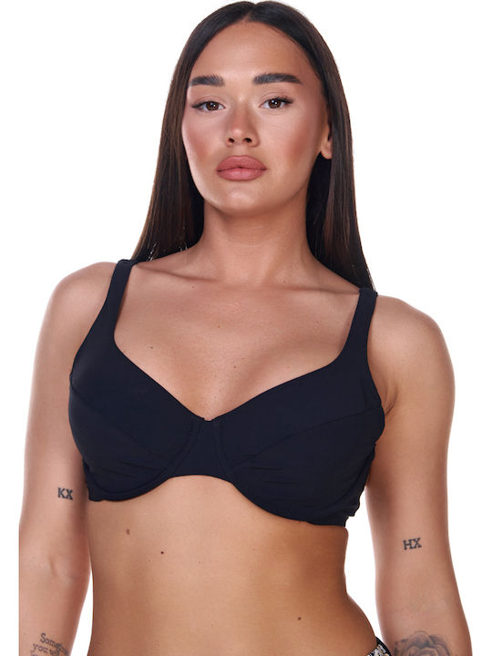 Luna Sense Balconette Black Bra