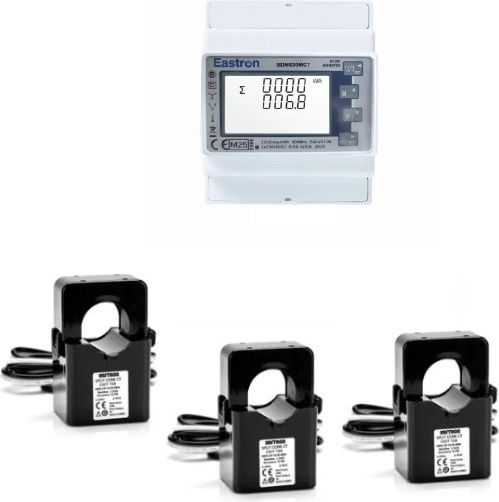 Eastron Sdm630 Mct Smart Meter Set Modbus + 3 Eastron Ct24 100a 5a Transformers