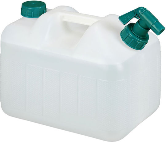 Relaxdays 10036879_671 Canistră Plastică cu Canulă 10l