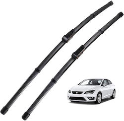 Front Windshield Wiper Set 65+40 Cm Suitable Seat Leon Mk3 5f 2012-2020