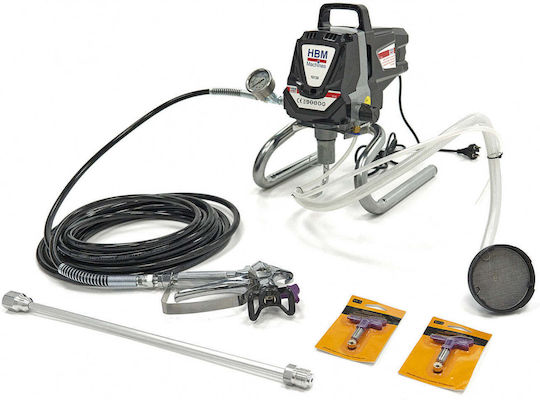 HBM Machines X10130 Pistol de Vopsit Electric 1010W cu Recipient 1.5l