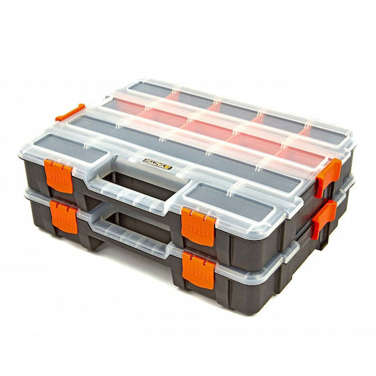 HBM Machines Tabacheră de Scule cu Divizoare Reglabile Transparentă 35.5x29x6.7cm