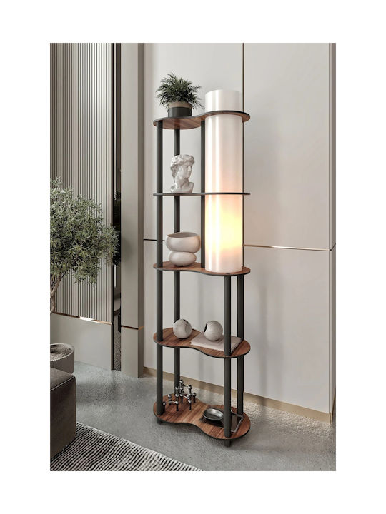 SteweHome LED Floor Lamp H165xL60cm Black