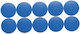 Maul Round Magnets D38mm 2.50 Kg Force 10 Pcs Set Maul Solid Blue