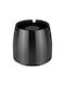 Raki Metal Anti-wind Ashtray 9xh8.5cm Black