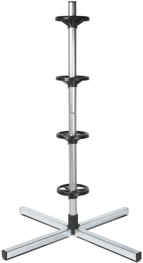 Suport Depozitare Roți Auto Anvelope 4 Roți 70 Kg 75x75x102 Cm Suport Anvelope Oțel
