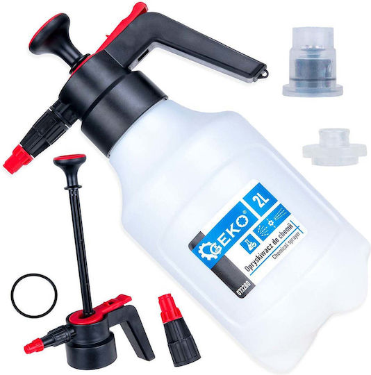 Pulverizator cu Presiune Manual 2l Pentru Dezinfectant și Curățare Frâne Geko