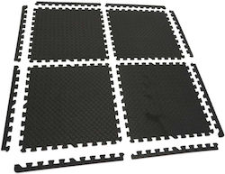 Σετ Πατάκια-δάπεδο Καουτσούκ Μαύρο 61x61cm 4τμχ Hbm Machines Σετ Πατάκια-δάπεδο Καουτσούκ Μαύρο 61x61cm 4τμχ Hbm Machines