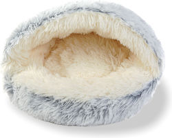 Round Cat Bed 50 Cm Gray