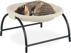Relaxdays Котешко Легло Хамак Бежово Черно 25x45x42 См Максимално Тегло 10 Кг
