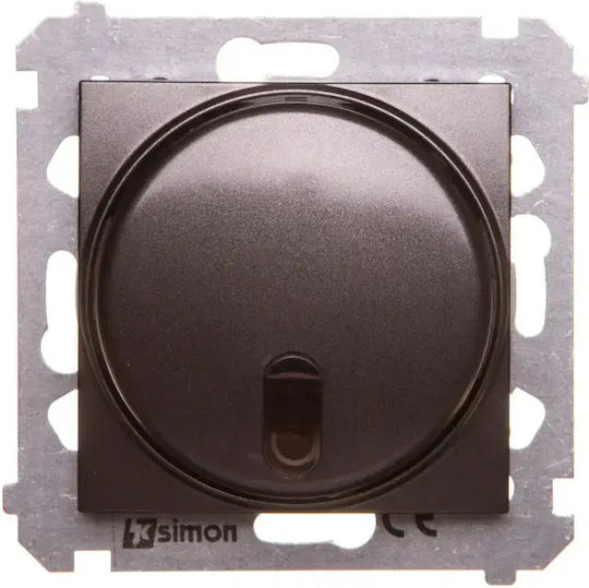 Simon 54 Remote Control Dimmer 20-500w Anthracite Ds13t.01/48