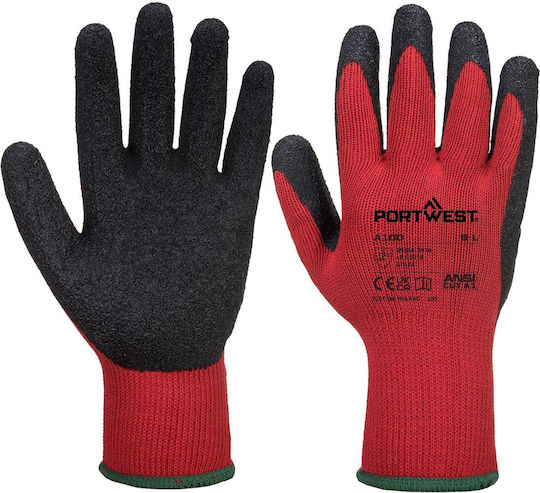 Latex Coated Gloves Excellent Grip En 388 Size L Red Black R