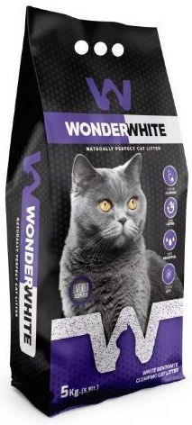 WonderWhite WonderWhite Katzenstreu Bentonit mit Lavendelduft 5kg