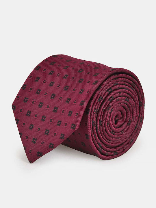 Berto Lucci Men's Tie with Printed Pattern in B...